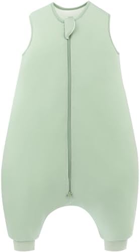 PurComfy Bamboo Viscose Toddler Sleep Sack with Feet, 12-18-24-2t-4t-5t