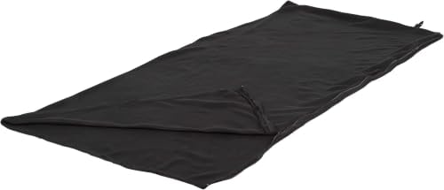 Stansport Fleece Sleeping Bag - Black (510-20), (32- X 75-Inch)
