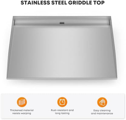 Stanbroil 22 Inch Stainless Steel Replacement Griddle Top for Blackstone