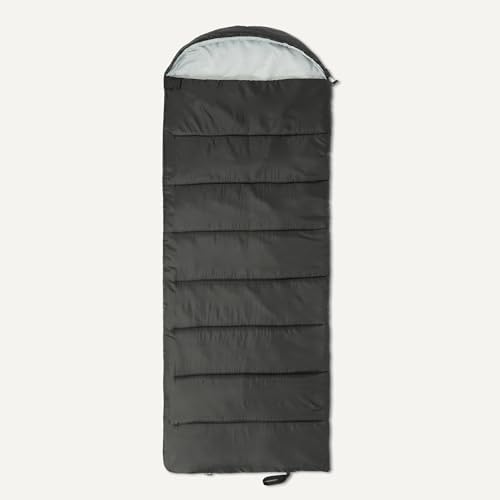 Amazon Basics Sleeping Bags for Adults, Camping Essentials, 3 Season Warm & Cool Weather