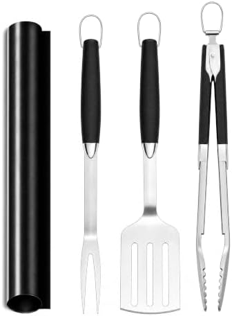 Grill Utensils Set,BBQ Tools Kit Grilling Accessories for Outdoor Barbecue