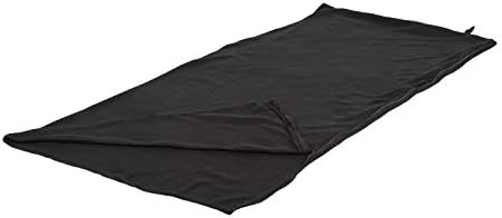 Stansport Fleece Sleeping Bag - Black (510-20), (32- X 75-Inch)