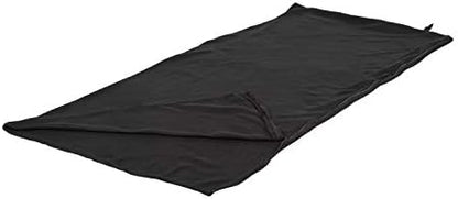Stansport Fleece Sleeping Bag - Black (510-20), (32- X 75-Inch)