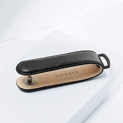 Jibbon Italian Premium Leather Key Organizer - Stylish Key Holder with Marine Grade 316 Stainless Steel, Compact EDC Keychain