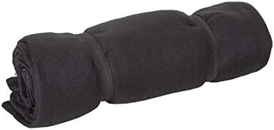 Stansport Fleece Sleeping Bag - Black (510-20), (32- X 75-Inch)