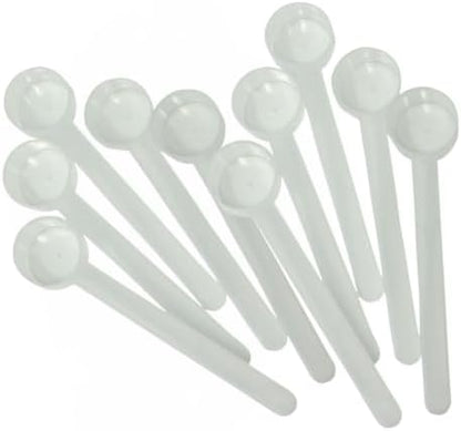 1 Tablespoon (1/2 Oz. | 3 Teaspoon | 1/16 Cup | 14.8 mL) Long Handle Scoop for Measuring Coffee, Pet Food, Grains, Protein, Spices and Other Dry Goods (Pack of 10)