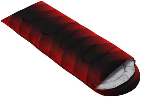 QOOMO Camping Sleeping Bags,3 Season Warm & Cool Weather,Lightweight,Waterproof Sleeping Bags for Adults & Kids,Traveling,and Outdoors,Camping Gear Equipment