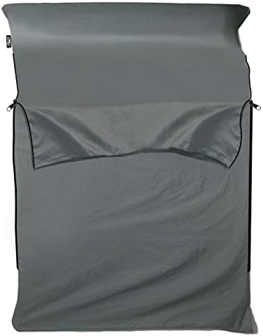 Frelaxy Sleeping Bag Liner, XL Travel Sheet for Camping, Hotels and Hostels