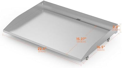 Stanbroil 22 Inch Stainless Steel Replacement Griddle Top for Blackstone