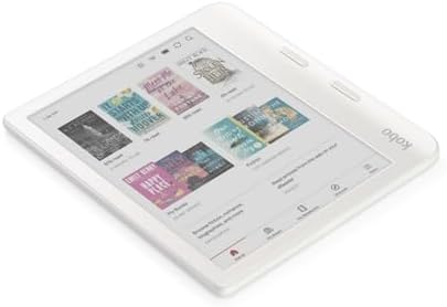 Kobo Libra Colour | eReader | 7” Glare-Free Colour E Ink Kaleido™ 3 Display | Dark Mode Option | Audiobooks | Waterproof | White
