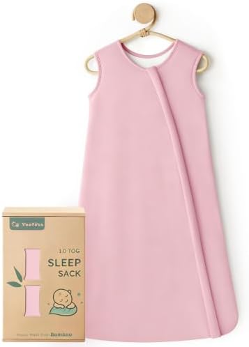 Yoofoss Baby Sleep Sack 12-18 Months Rayon Made from Bamboo 1.0 Tog
