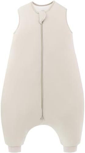 PurComfy Bamboo Viscose Toddler Sleep Sack with Feet, 12-18-24-2t-4t-5t