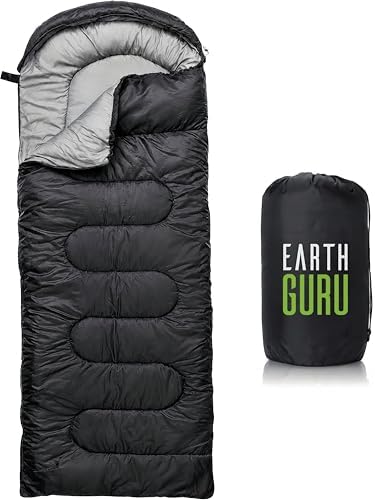 Sleeping Bags for Adults Cold Weather & Warm - Backpacking Camping Sleeping Bag for Kids 10-12, Girls, Boys - Lightweight Compact Camping Essentials Gear Accessories Hiking Sleep Must Haves