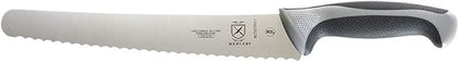 Mercer Culinary Millennia Colors Stainless Steel Bread Knife 10-Inch Wavy Edge Wide, Gray