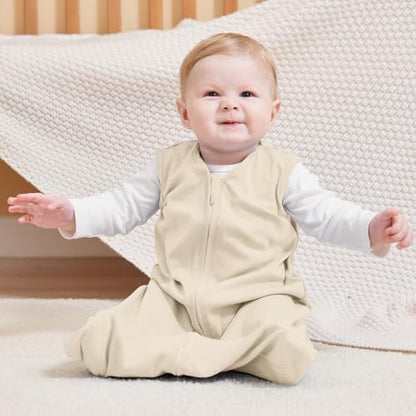 Baby Sleep Sack 12-18 Months 0.5 Tog Soft Sleeping Bag 100% Cotton