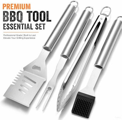 MUYFIO 32 Pcs BBQ Grill Accessories, Heavy Duty Grill Tools Set, BBQ Gifts