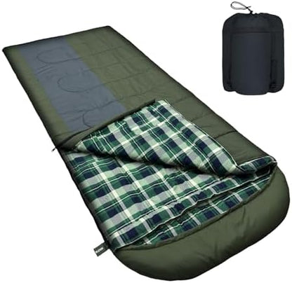 0 Degree Sleeping Bags Waterproof for Adults, Cold Weather Machine Washable Sleeping Bag with Compression Sack for 3-4 Season Camping Outdoor