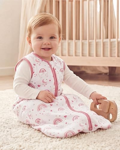 Baby Sleep Sack 18-24 Months 0.5 Tog Soft Sleeping Bag 100% Cotton