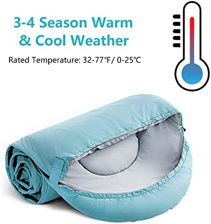Sleeping Bags for Adults,Kids & Girls,Waterproof,Camping,Hiking