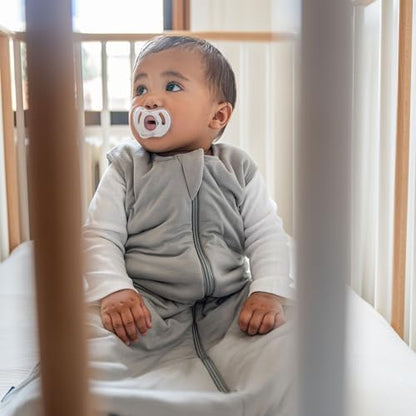 HALO SuperSoft Bamboo Wearable Blanket 1.5 TOG – Buttery Soft, Plush Baby Sleep Sack for Newborns, Infants & Toddlers, Hip-Healthy Design, Machine Washable, 0 – 6 Months, Small, Storm Grey