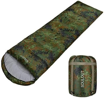 SOULOUT 3-4 Season Sleeping Bag for Adults & Teens - Camping