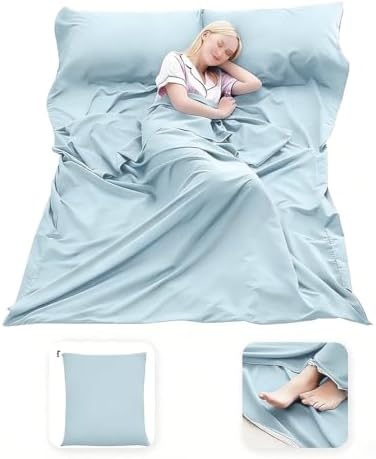 Sleeping Bag Liner, Compact Travel Sheets for Hotel Hostel