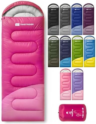 Sleeping Bags for Adults,Compact Lightweight Backpacking Sleeping Bag with Compression Sack for Youth, Camping Essentials Gearfor Hiking Travel Climbing Outdoor&Indoor Use