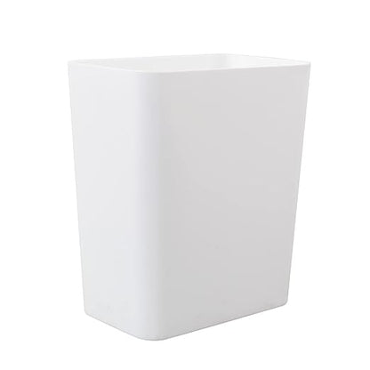 3-Pack 4.5 Gallon Trash Can Wastebasket, Garbage Container Bin, White