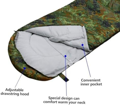SOULOUT 3-4 Season Sleeping Bag for Adults & Teens - Camping