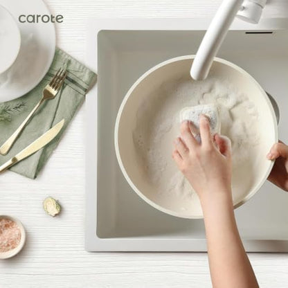 CAROTE 22pcs Pots and Pans Set Non Stick, Detachable Handle Cookware Sets