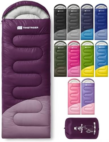 Sleeping Bags for Adults,Compact Lightweight Backpacking Sleeping Bag with Compression Sack for Youth, Camping Essentials Gearfor Hiking Travel Climbing Outdoor&Indoor Use