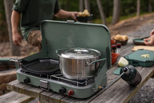 Gerber Gear ComplEAT Cook Set - Dishwasher-Safe Camping Cookware for Outdoor Cooking - Includes Saute Pan, Stock Pot, 4 Plates, 4 Bowls, Mixing Bowl & More