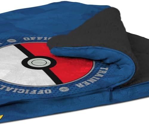 Silk Touch Sherpa Slumber Bag for Boys and Girls, Sleeping Bag with Zipper, Sleepover Set, 27 x 56 inches