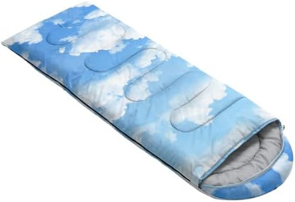 Axolotl Blue Gamepad Sleeping Bag,Waterproof Lightweight Gaming Sleeping Bag Game Console Camping Bag for Boys Teens,Warm and Cool Weather Green Portable Sleeping Bag for Camping Outdoor Indoor