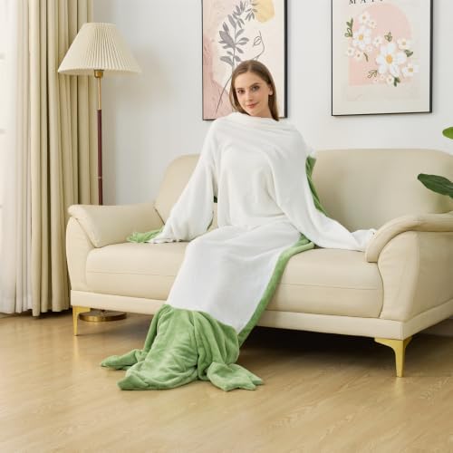 Wearable Dinosaur Blanket Hoodie Animal Sleeping Bags Soft Cozy Dinosaur Gifts(M fit for 4'9"-5'1")