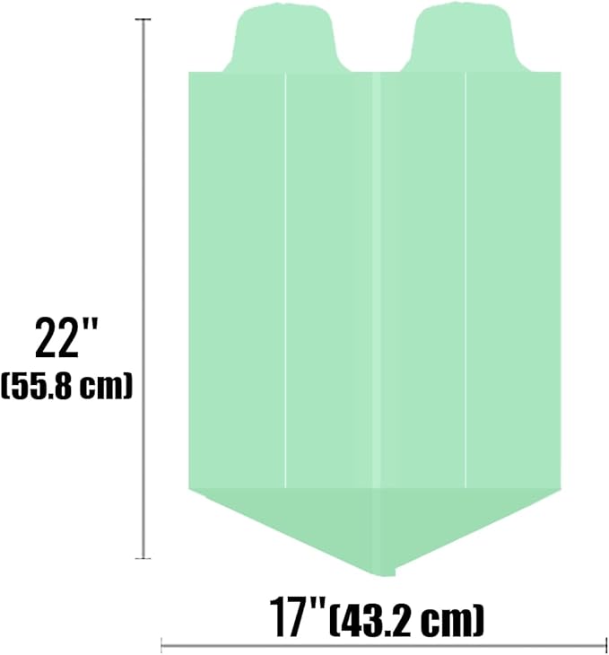 3 Gallon Flap Tie Compostable Trash Bags, 300 Count Small Compost Bags, Biodegradable Kitchen Garbage Bags, Food Scrap Waste Bags for Countertop Bin, ASTM D6400, US BPI Certified