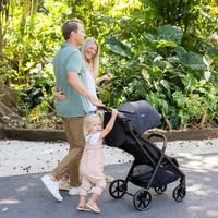 Joie Nutmeg Compact Stroller – Lightweight and Compact Stroller with One-Hand Fold (Thunder)