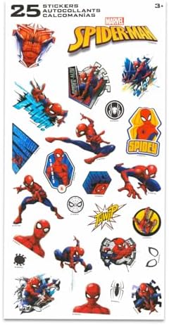 Marvel Spiderman Slumber Bag Set for Boys - Bundle of 54x56 Inches Spider-Man Sleeping Bag, Stickers, More | Spiderman Silk Touch Slumber Bag