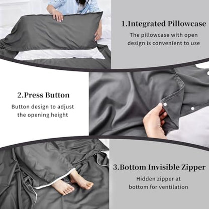 Sleeping Bag Liner, Compact Travel Sheets for Hotel Hostel