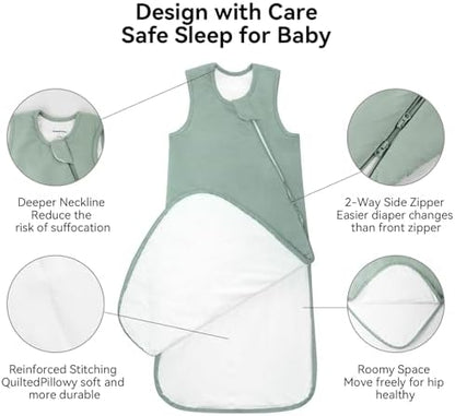 BubblePanda Rayon Made from Bamboo Sleep Sack 18-24 Months 1.0 Tog Toddler