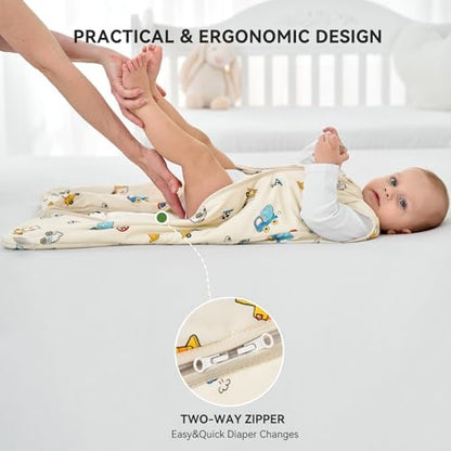 Yoofoss Baby Sleep Sack 12-18 Months Rayon Made from Bamboo 1.0 Tog