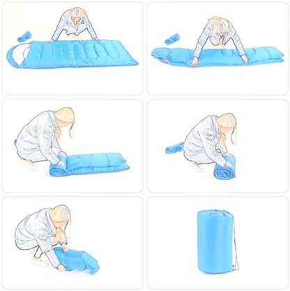 Wind Tour 3 Season Lightweight Waterproof Sleeping Bag Indoor & Outdoor for Hiking Backpacking Camping Traveling