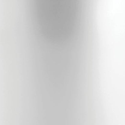 mDesign Metal Wastepaper Bin — Compact Rectangular Bathroom Bin — Rubbish Basket for Home and Office — White