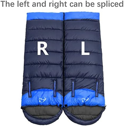 Wind Tour 3 Season Lightweight Waterproof Sleeping Bag Indoor & Outdoor for Hiking Backpacking Camping Traveling