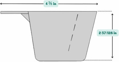 5 Oz. (2/3 Cup | 150 mL) Scoop for Measuring Coffee, Pet Food, Grains, Protein, Spices and Other Dry Goods (Pack of 100)