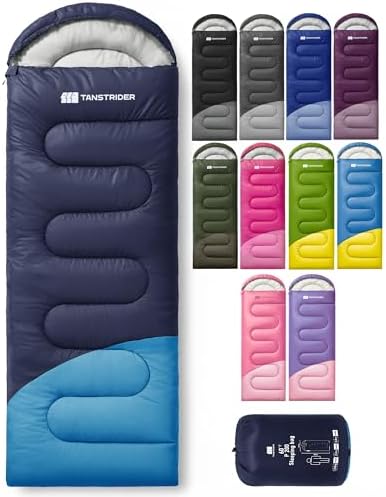 Sleeping Bags for Adults,Compact Lightweight Backpacking Sleeping Bag with Compression Sack for Youth, Camping Essentials Gearfor Hiking Travel Climbing Outdoor&Indoor Use