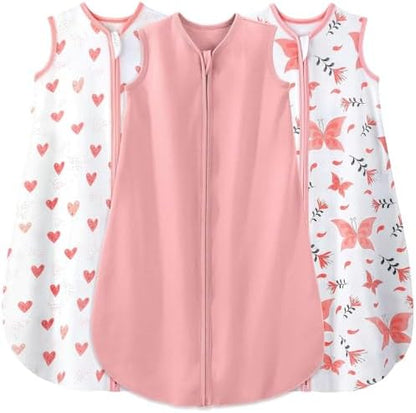 Yoofoss Baby Sleep Sack 24-36 Month 0.5TOG 100% Organic Cotton 2-Way Zipper