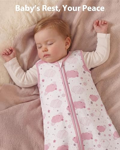 Baby Sleep Sack 18-24 Months 0.5 Tog Soft Sleeping Bag 100% Cotton