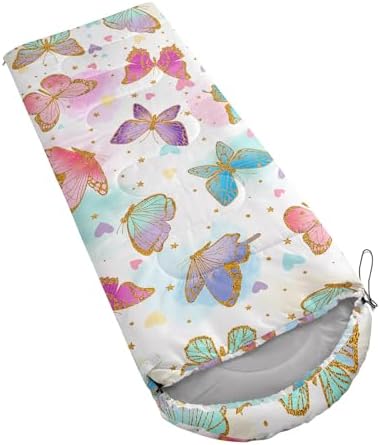Axolotl Blue Gamepad Sleeping Bag,Waterproof Lightweight Gaming Sleeping Bag Game Console Camping Bag for Boys Teens,Warm and Cool Weather Green Portable Sleeping Bag for Camping Outdoor Indoor