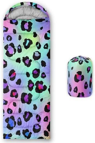 Axolotl Unicorn Sleeping Bag for Kids Boys Girls–Lightweight Warm Cold Weather Sleeping Bags,Waterproof Portable Sleeping Bag with Compression Sack for Camping Backpacking Outdoor Indoor